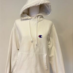 Champion White Hoodie